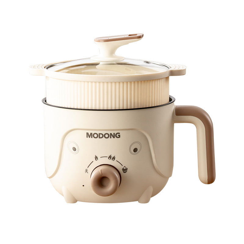 Electric Cooking Pot, Multifunctional Dormitory Small Electric Pot, Electric Hot Pot, Non-Stick Electric Steaming Pot, Noodle Cooking Pot, Electric Hot Pot, European and British Regulations