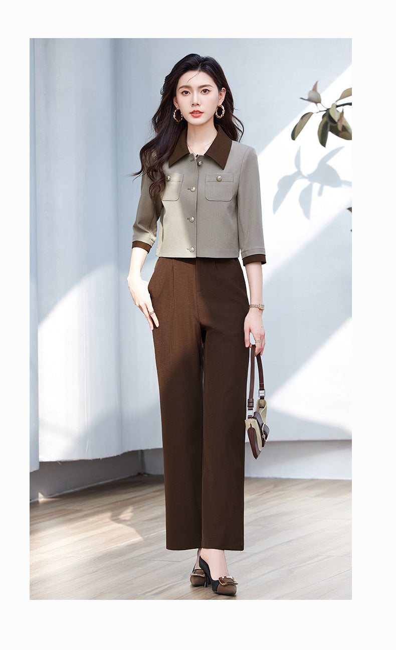 Blazer Women's Spring and Summer 2025 New Elegant Goddess Style Workplace Work Clothing Fashion Professional Suit Suit