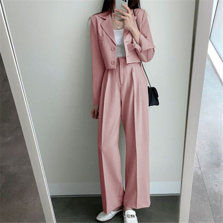 Autumn 2022 New khaki Small Suit Jacket Women's High Sense Small Temperament Commuter Suit suit