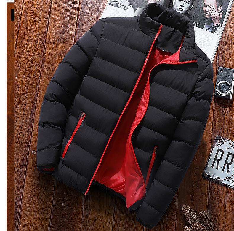 Original Foreign Trade Autumn and Winter Thickened Sports Cotton Jacket for Men, Stand Collar Cardigan, Outdoor Cotton-Padded Jacket, Casual Coat, Warm Cotton Clothing Wholesale
