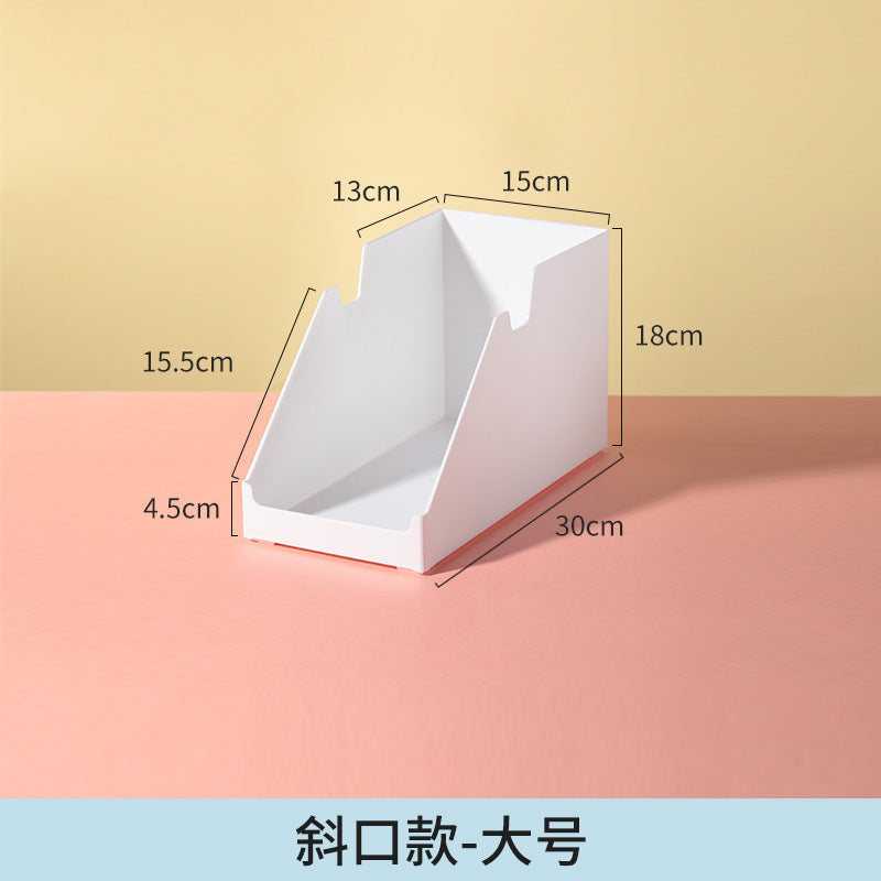 Multifunctional Household Kitchen Cabinet Storage Box Sundries Snack Storage Box Right Angle Storage Basket Cosmetics Storage Box