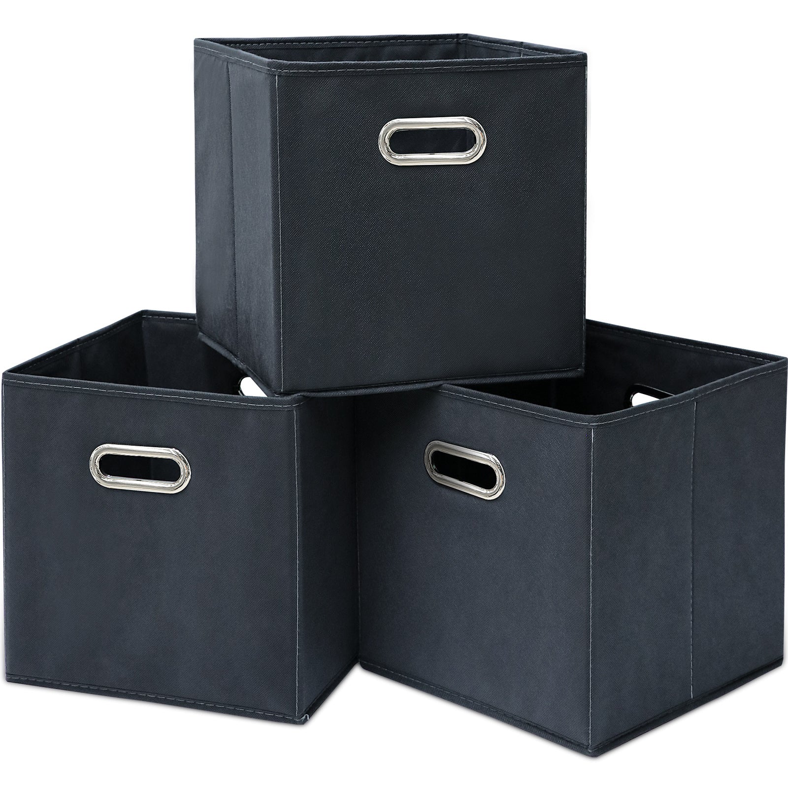 Amazon Lidless Storage Box Fabric Storage Box Foldable Large Drawer Storage Box Toy Storage Box