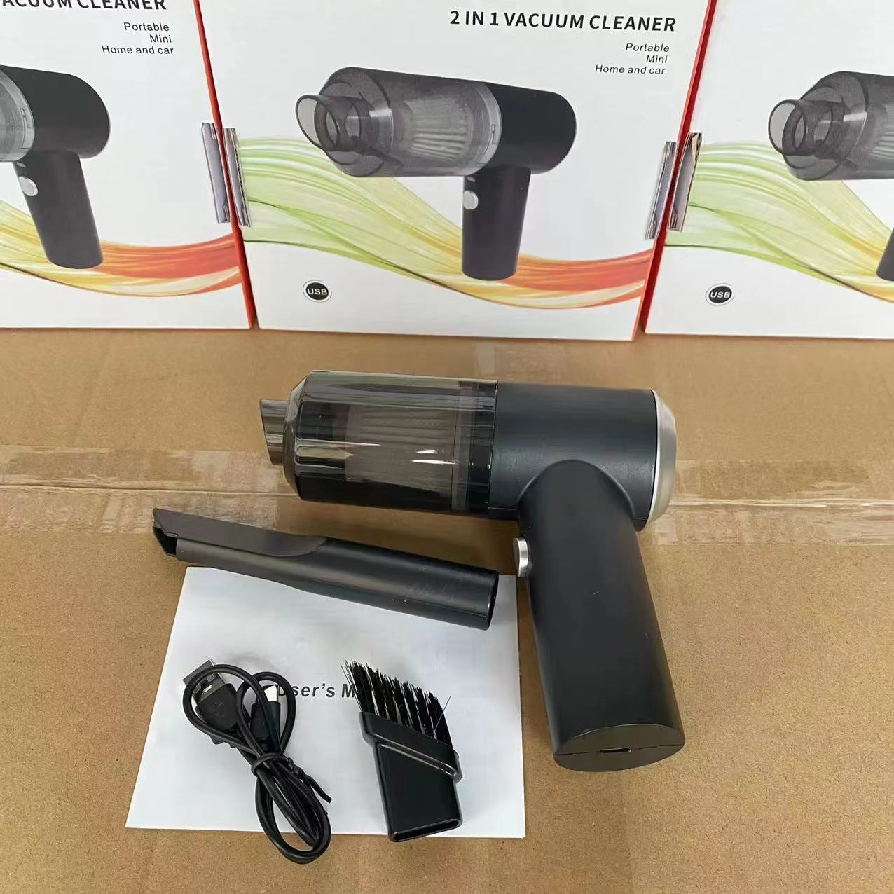 Car Vacuum Cleaner with Super Strong Suction, High Power, Wireless Charging, Smart, Portable, Desktop, Handheld, Small, Powerful Vacuum Cleaner
