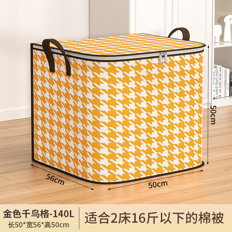 Large-Capacity Moving Packing Bag for Clothes, Cotton Quilt, Luggage Storage Bag, Snakeskin Woven Clothing Storage Bag