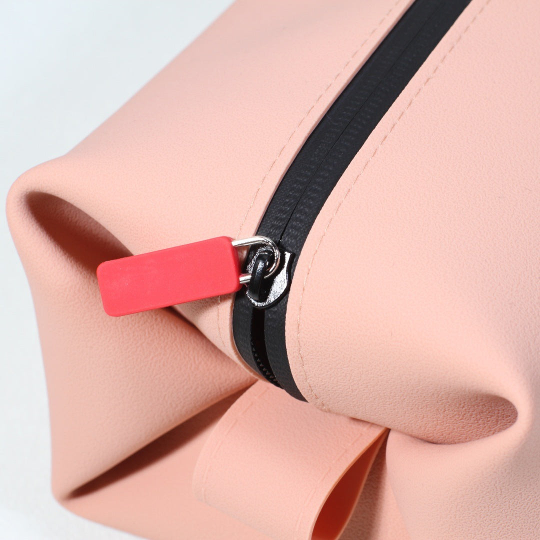 Wholesale Silicone Storage Bag Waterproof Travel Cosmetic Bag Toiletry Bag Small Objects Silicone Storage Box Large Capacity New Style