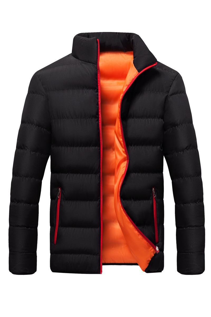 Original Foreign Trade Autumn and Winter Thickened Sports Cotton Jacket for Men, Stand Collar Cardigan, Outdoor Cotton-Padded Jacket, Casual Coat, Warm Cotton Clothing Wholesale