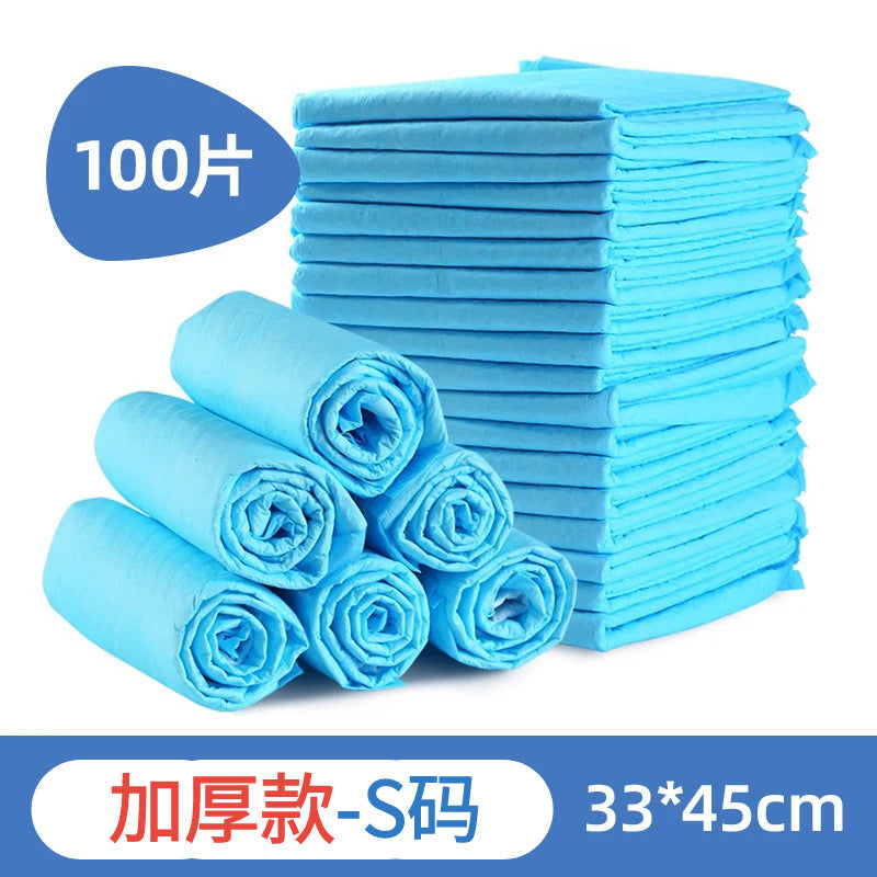 Dog Pee Pads with Bamboo Charcoal Deodorization, Disposable Thickened Pee Pads for Teddy Dogs, Absorbent Pads for Rabbits and Cats, Cross-Border Pee Pads