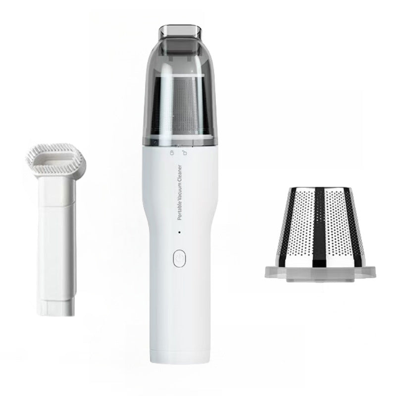 Car Vacuum Cleaner, Portable Air Blowing and Vacuuming, Dual-Use for Car and Home, Wireless Charging, Handheld, High Suction Power