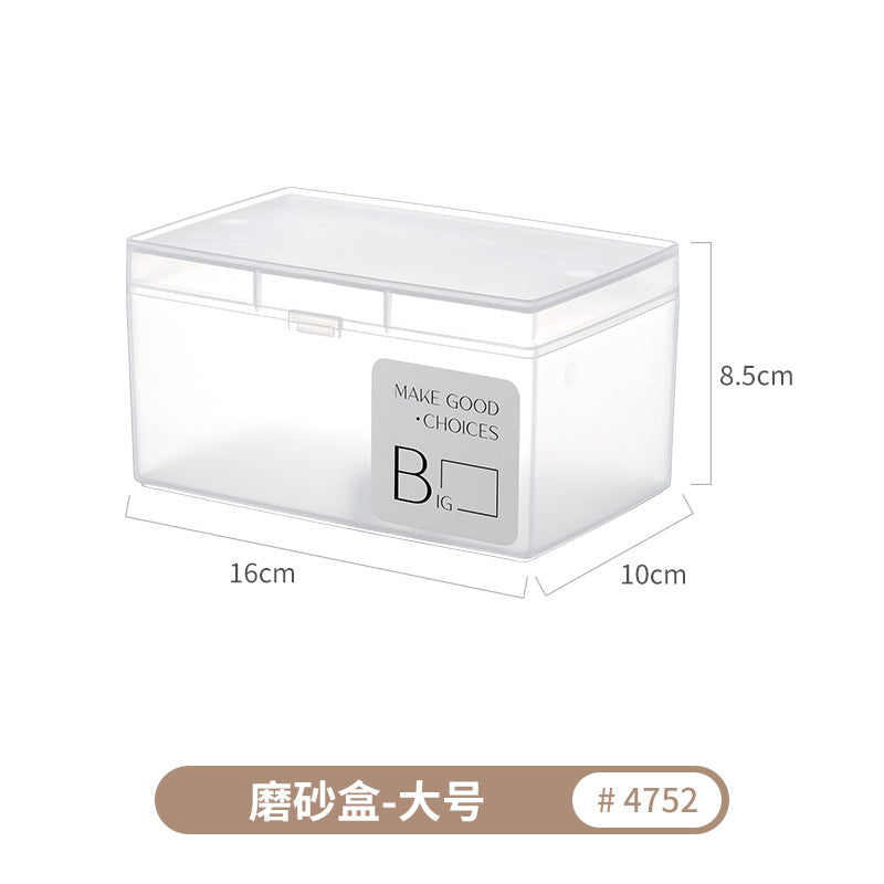 [Special Offer] Transparent Storage Box Flip-Top Organizer Multi-Purpose Square Storage Box Miscellaneous Box 20 Sizes