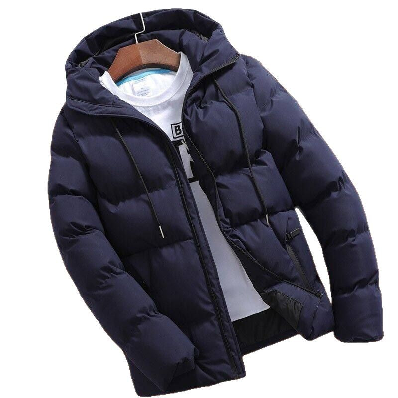 Foreign Trade Cross-border Winter Cotton-padded Jacket Men's New Handsome Short Cotton-padded Jacket Korean Style Slim-fit Fashionable Cotton-padded Jacket Men's Wear