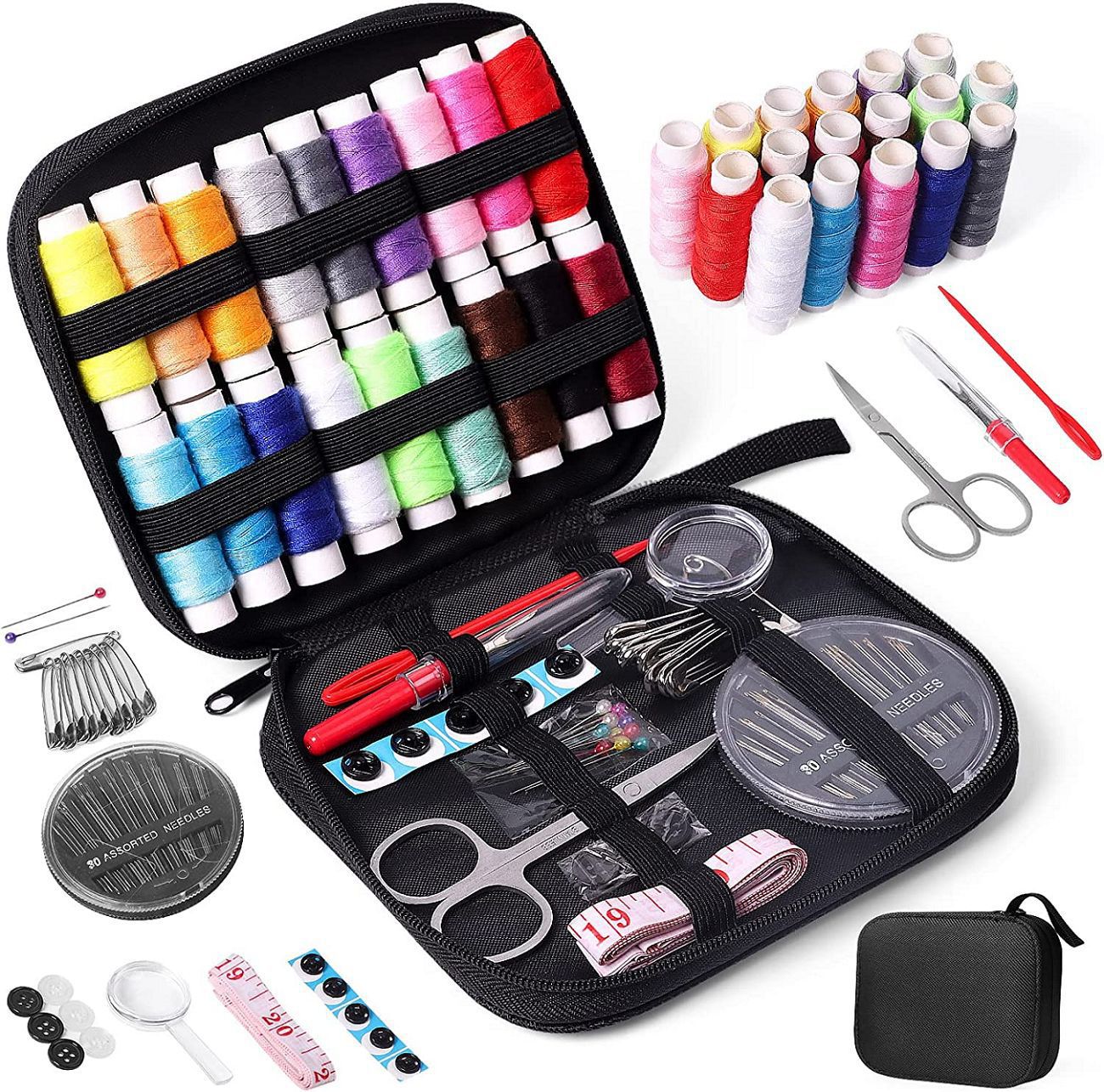 Sewing Box Household High-Quality Dormitory Sewing and Mending Sewing Kit Portable Wedding Sewing Kit Practical Sewing Thread Box