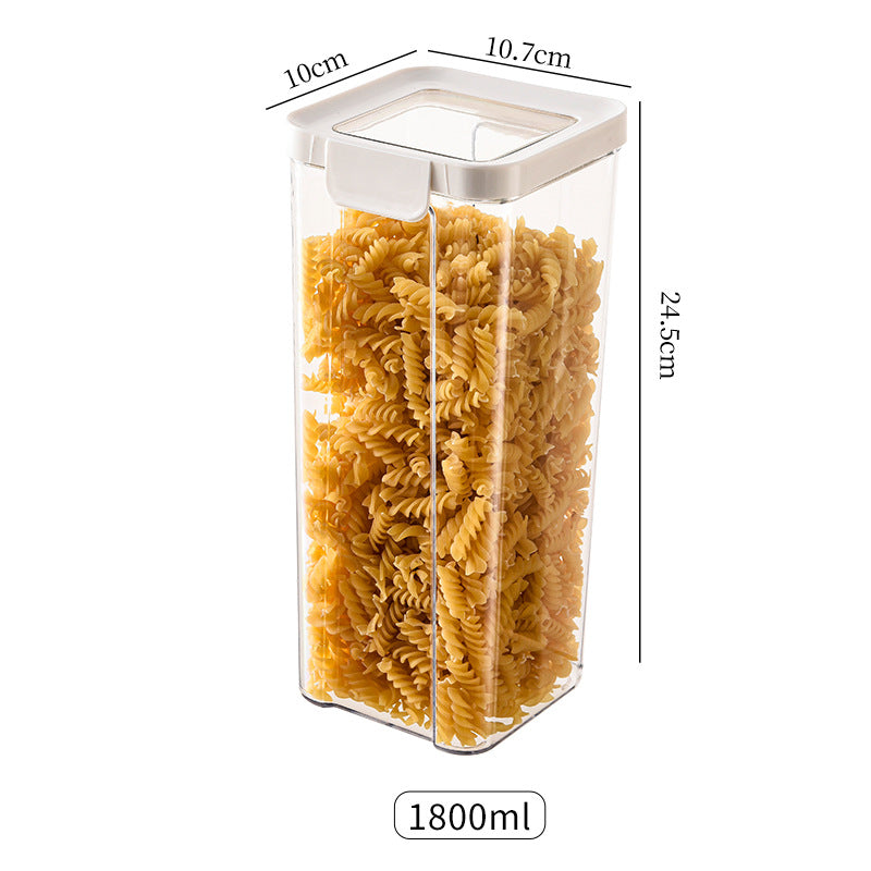 Sealed Jar for Grains, Kitchen Large Storage Sealed Box for Food, Dry Goods, Snacks, Transparent Moisture-Proof Storage Jar