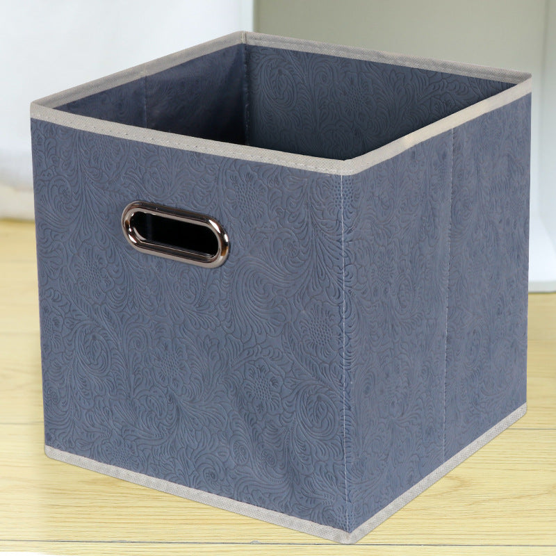 Amazon Lidless Storage Box Fabric Storage Box Foldable Large Drawer Storage Box Toy Storage Box
