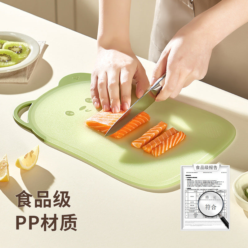 Cutting Board for Home Kitchen, Cartoon Cutting Board, Special Baby Food Supplement, Fruit Cutting, Cute Bear Cutting Board