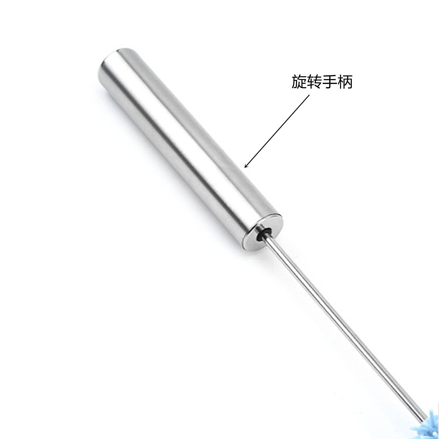 Semi-Automatic Rotating Cleaning Brush Baby Bottle Water Cup Tea Cup Cleaning Cup Brush Household Push-Type Cleaning Mixer