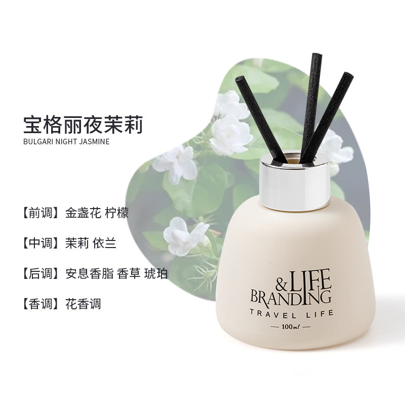 Byme Flameless Aromatherapy Essential Oil Birthday Gift Set for Home Bedroom, High-End Simple Fragrance Ornament, Souvenir Gift