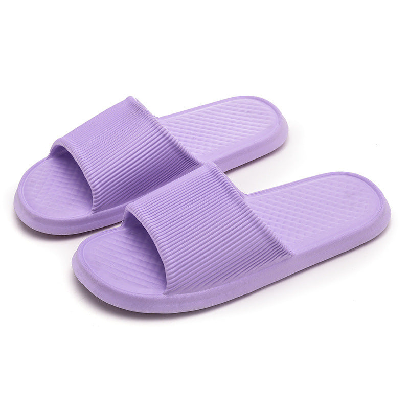 Slip Slippers Women's Summer Household Non-slip Bathroom Bathing Couple's Thick-soled Household Men's Summer Simple Sandals