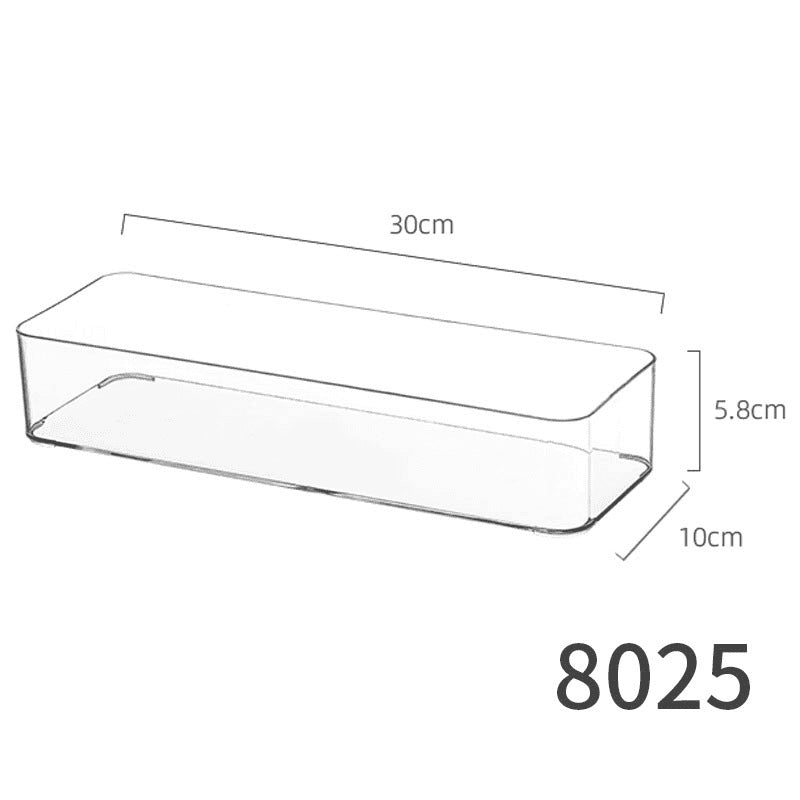 Storage box with lid storage box transparent acrylic kitchen cosmetics sundries station snacks toys clothes books