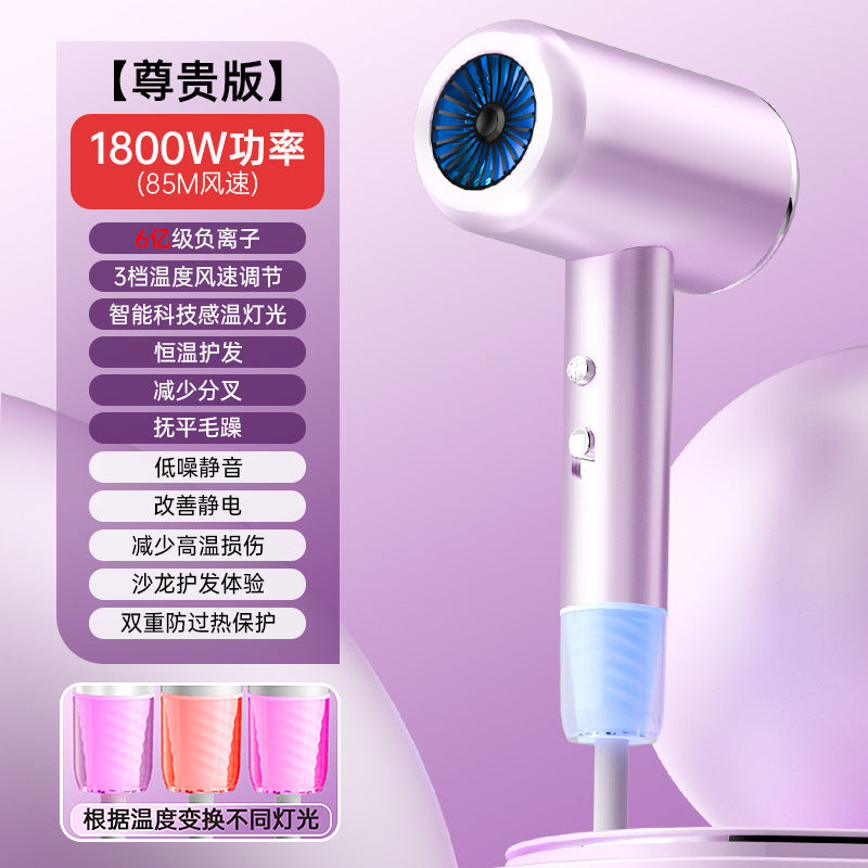 Household Negative Ion Hair Care Hair Dryer, High-Power Quick-Dry Constant Temperature, Factory Wholesale, Dropshipping, Supports Oem