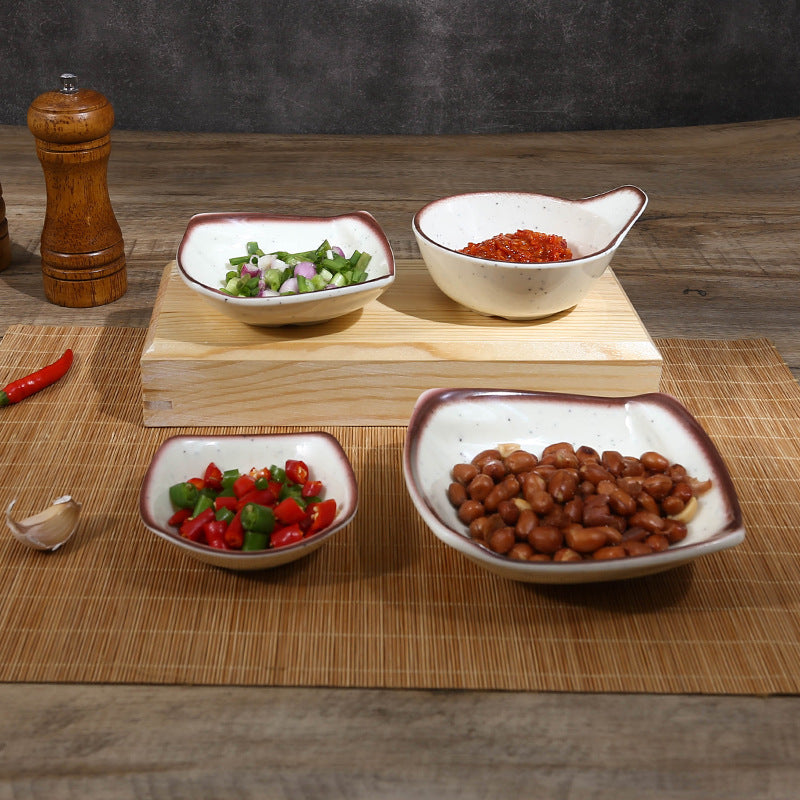 A5 melamine imitation porcelain high-end tableware hot pot restaurant restaurant hotel special plastic spoon cup dish set