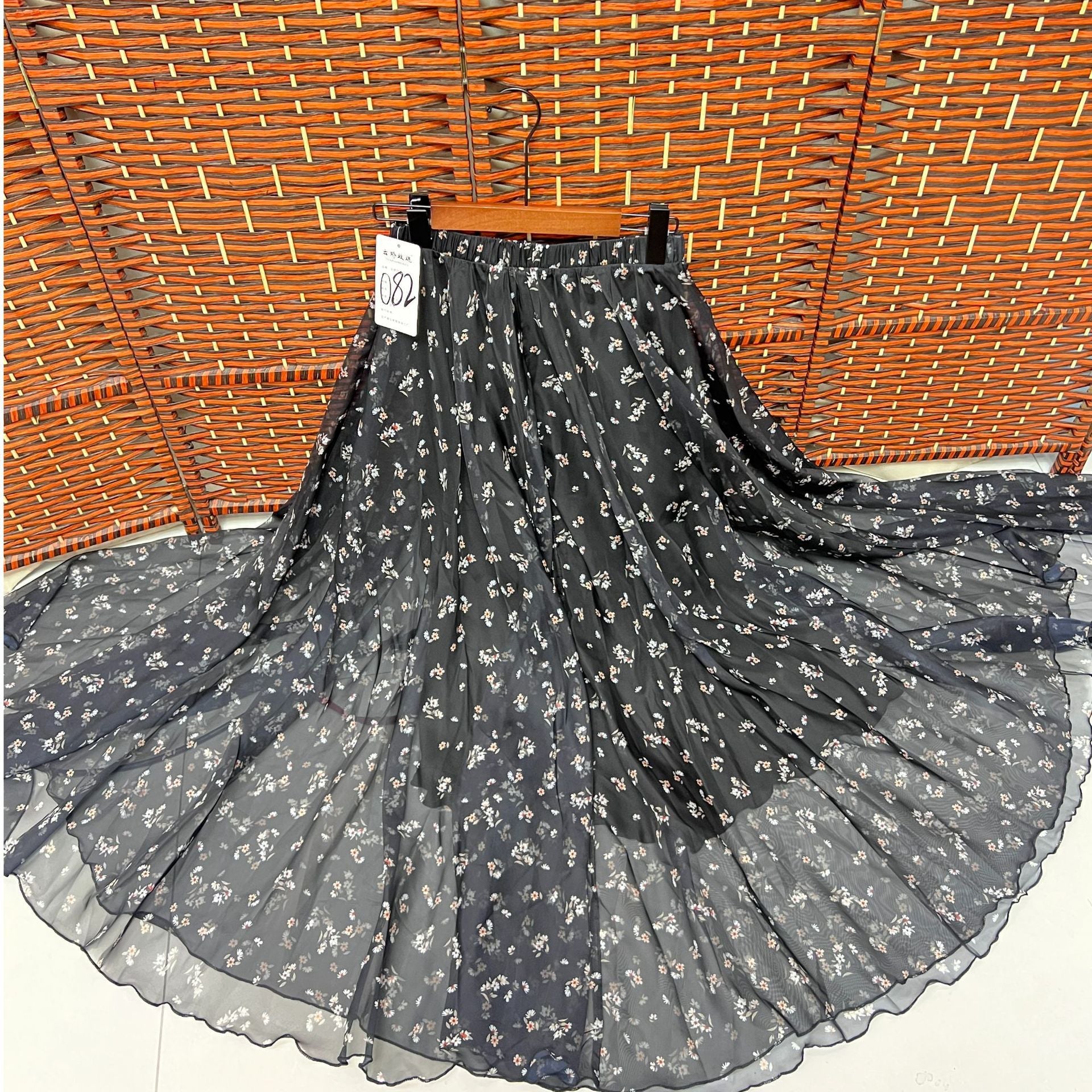 European and American Printed Skirt for Women Amazon 2025 Summer New Casual Seaside Vacation Long Skirt Skirt