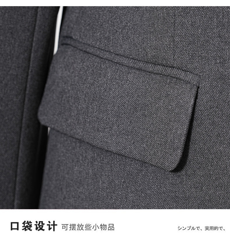 Navy Blue Suit Jacket for Women Spring & Fall 2025 New Casual Korean Style High-End Small Workplace Suit Suit