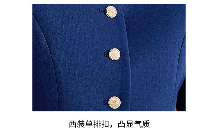 Suit Suit for Women Spring & Fall New Fashion Elegant Goddess Style Professional Wear Formal Wear Beauty Salon Jewelry Store Work Clothes