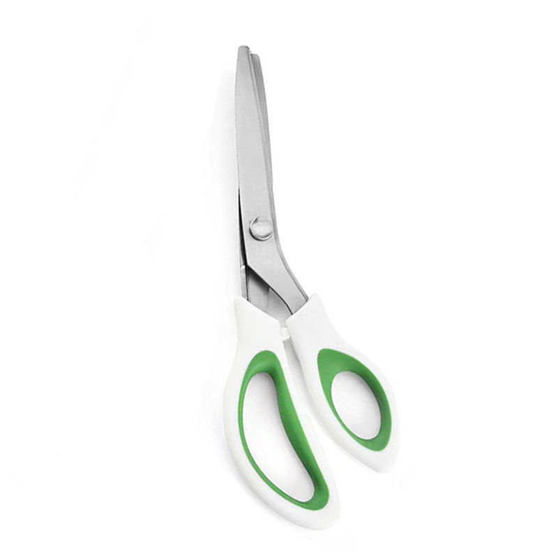 Handmade DIY Triangle Sawtooth Hair Cutter Tailor Scissors Handmade Lace Cutter Wave Cut Lace Household Scissors