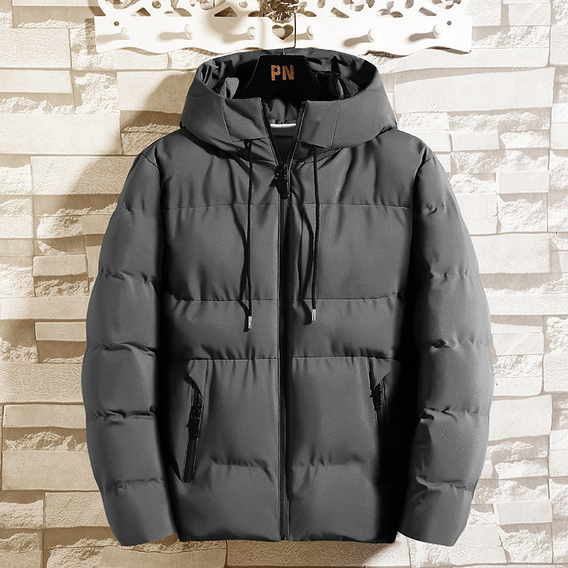 Winter new men's cotton-padded coat padded coat cotton-padded coat tide brand winter hooded versatile down cotton-padded jacket #933