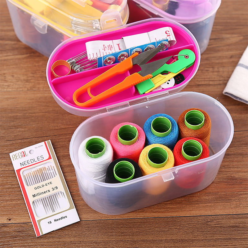 Household Sewing Box suit Treasure Box Sewing and Thread Hand Sewing and Mended suit Portable Large Sewing and Sewing Kit