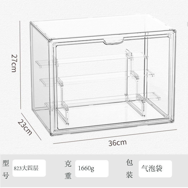 Blind Box Storage Display Stand Desktop Transparent Dustproof Acrylic Lego Bubble Mate Storage Cabinet Hand Display Box