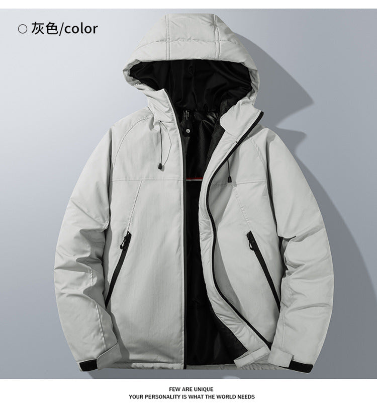 Autumn and Winter New Graphene Cotton Coat Couple's Same Style Windproof Waterproof Loose Casual Hooded Thickened Jacket