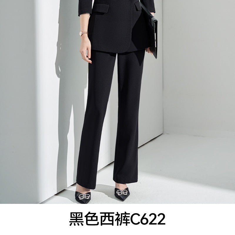 Gray Suit Women's Formal Wear 2025 New Spring & Fall Small High-End Elegant Professional Suit Work Clothes