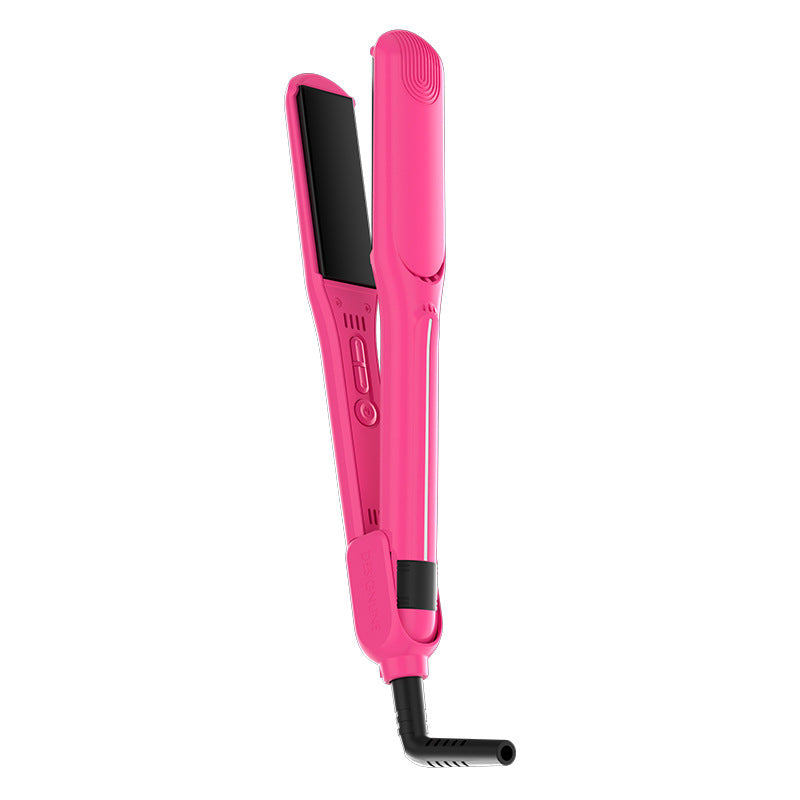 Factory wholesale cross-border foreign trade straight hair rod straight roll dual-purpose curling iron household hair straightening plate splint straightener