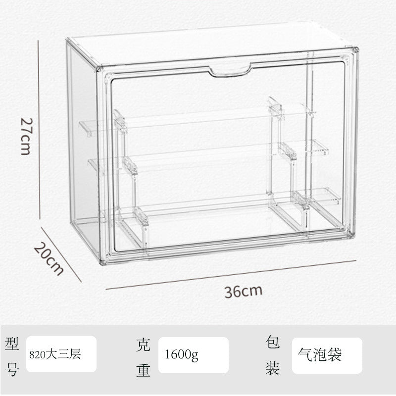 Blind Box Storage Display Stand Desktop Transparent Dustproof Acrylic Lego Bubble Mate Storage Cabinet Hand Display Box