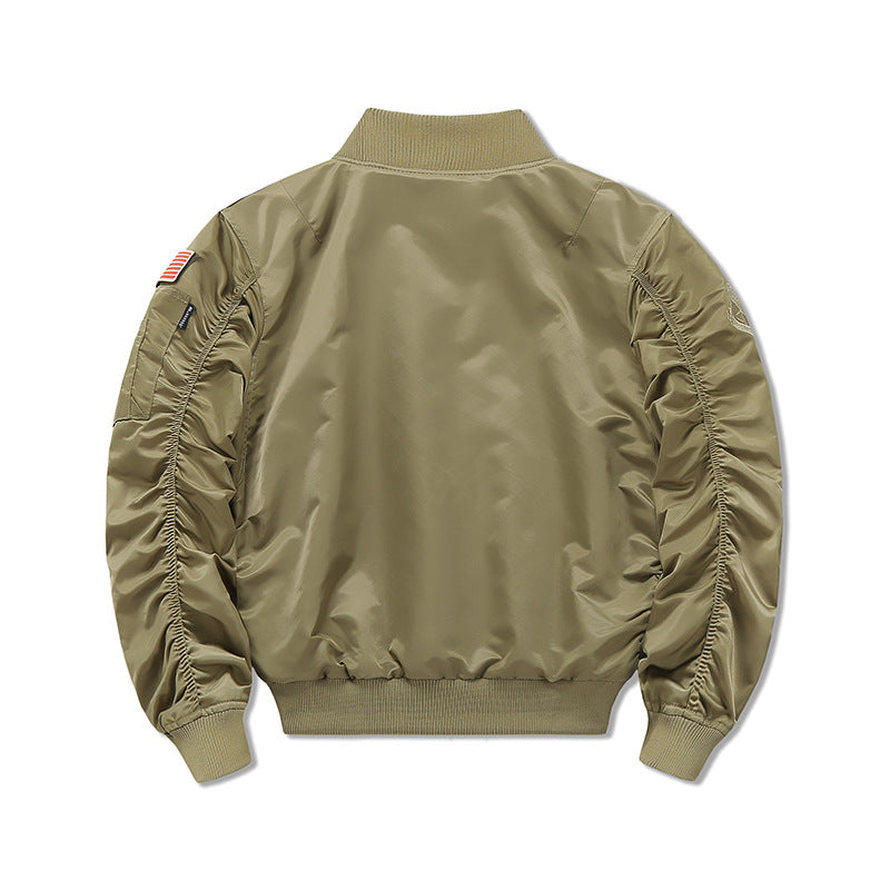 Autumn and Winter Ma1 New Jacket cotton and thickening Tooling Air Force Loose plus size Casual Jacket Baseball Suit Pilot