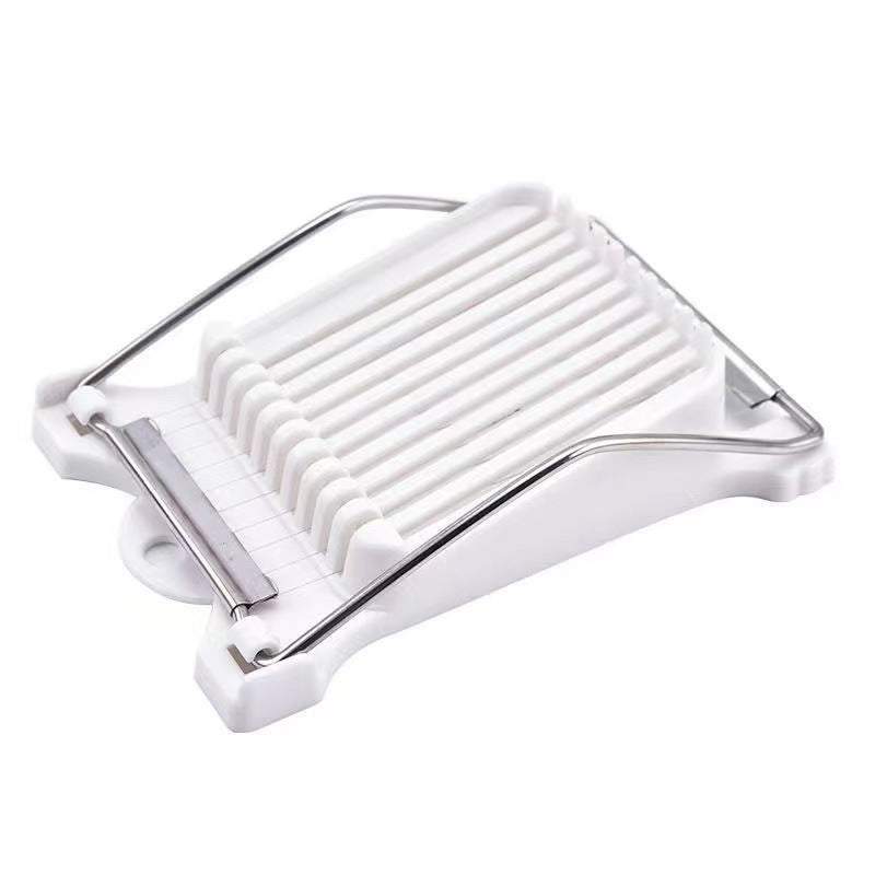 10-Line Lunch Meat Slicer Household Fruit Vegetable Cutter Kitchen Egg Ham Potato Stainless Steel Wire Slicer
