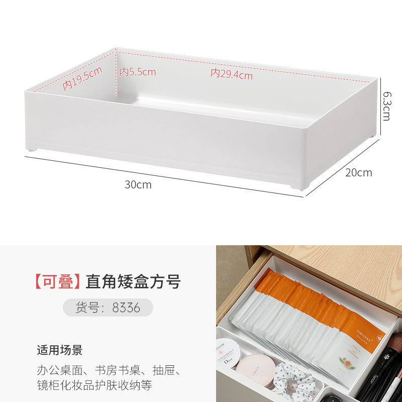 Mirror Cabinet Storage Box Bathroom Cosmetics Storage Rack Dressing Table Skin Care Product Mask Bathroom Desktop Organization Box