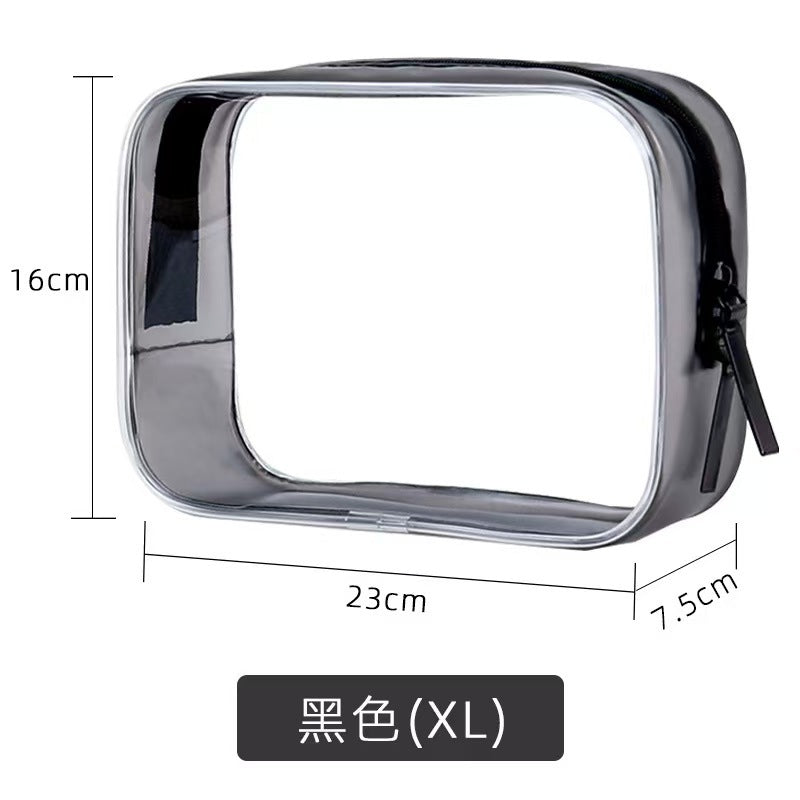 Pvc Toiletry Bag Transparent Cosmetic Bag Portable Storage Bag Large Capacity Travel Toiletry Bag High-End Waterproof