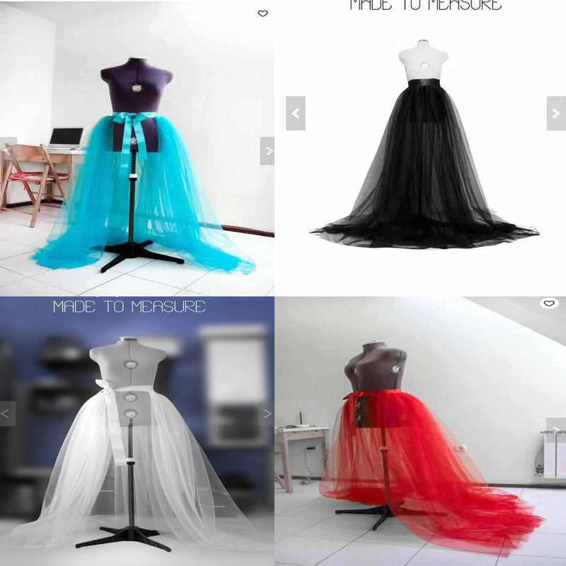Aliexpress Amazon See-Through Midi Dress Gown Wedding Ballet Party Cocktail Prom Mermaid Design