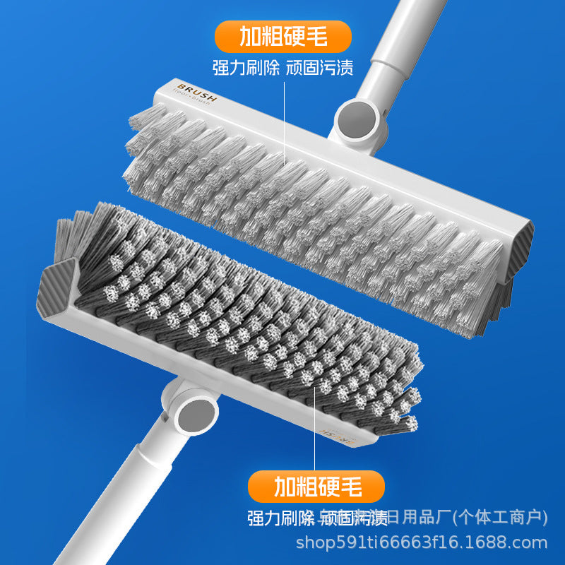 Enlarged V-Shaped Crevice Brush Floor Crevice Brush Cleaning Bathroom Bathroom Toilet Kitchen Floor Brush Corner Brush Cross-Border