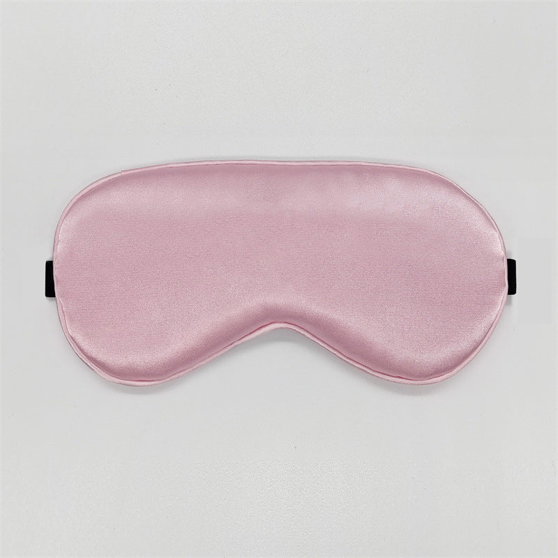 Cross-Border Eye Masks in Stock, Double-Sided Imitation Silk Sleep Wholesale, Blackout for Nap, Travel, Aviation, Full Blackout Eye Protection