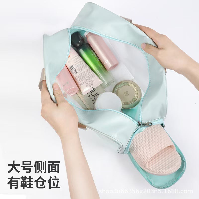 Waterproof Swimming Bag Fitness Sports Bag Portable Storage Toiletries Cosmetic Bag Swimwear Beach Bag Shoe Storage
