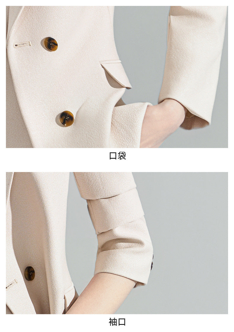 Blue Classy Professional Suit Suit for Women 2025 Spring & Fall New Style Workplace Formal Wear Elegant Work Clothing Three-Piece Suit