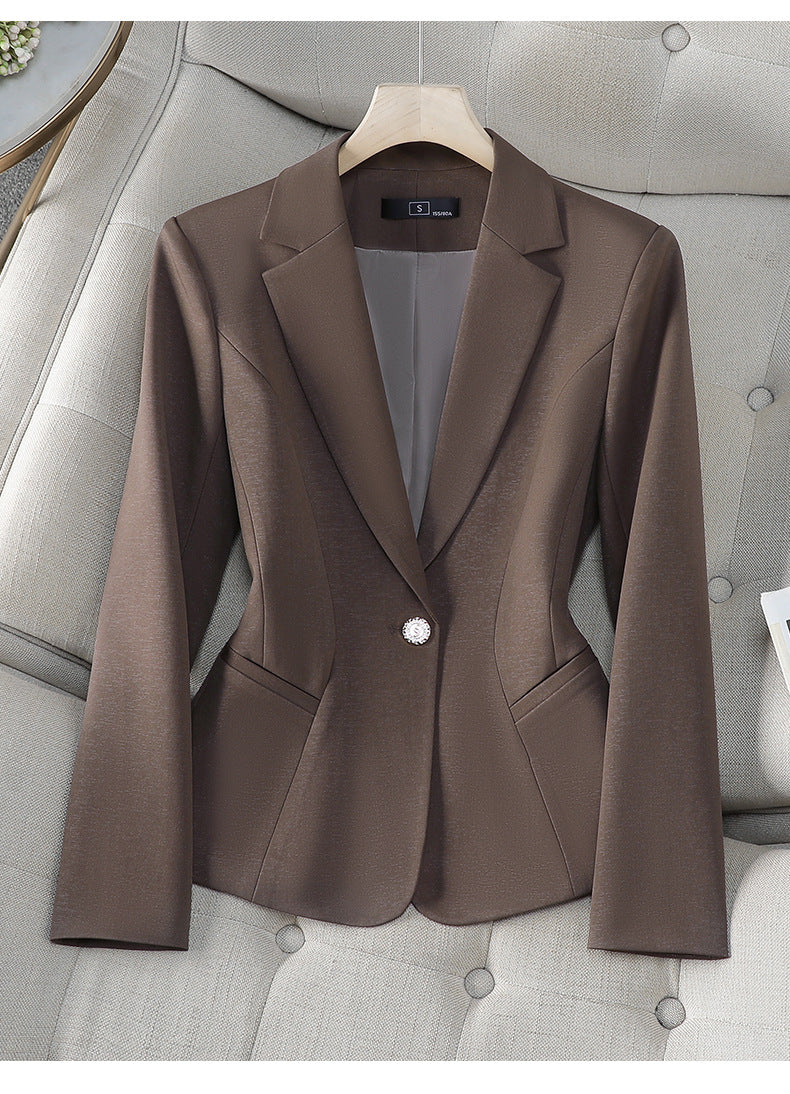 2025 Autumn/Winter Amazon Casual Fashion Women's Slim Short Chanel-Style Blazer for Cross-Border Trade 8535