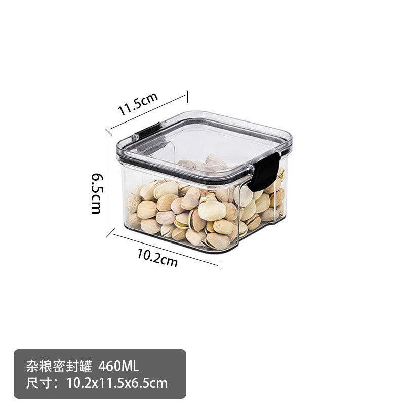 Sealed Jar for Grains, Kitchen Large Storage Sealed Box for Food, Dry Goods, Snacks, Transparent Moisture-Proof Storage Jar