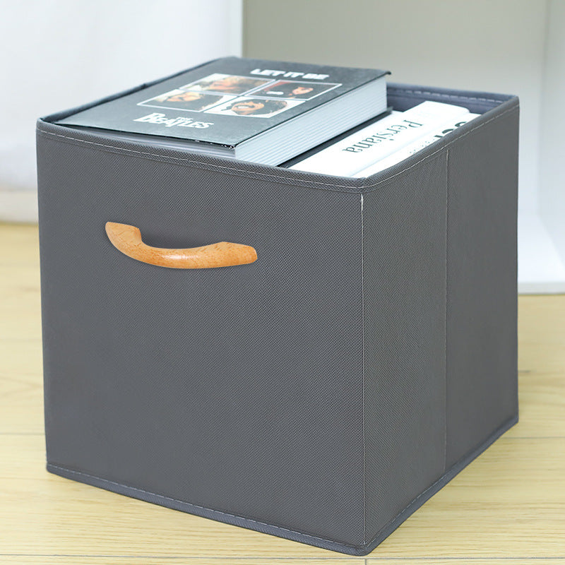 Amazon Lidless Storage Box Fabric Storage Box Foldable Large Drawer Storage Box Toy Storage Box
