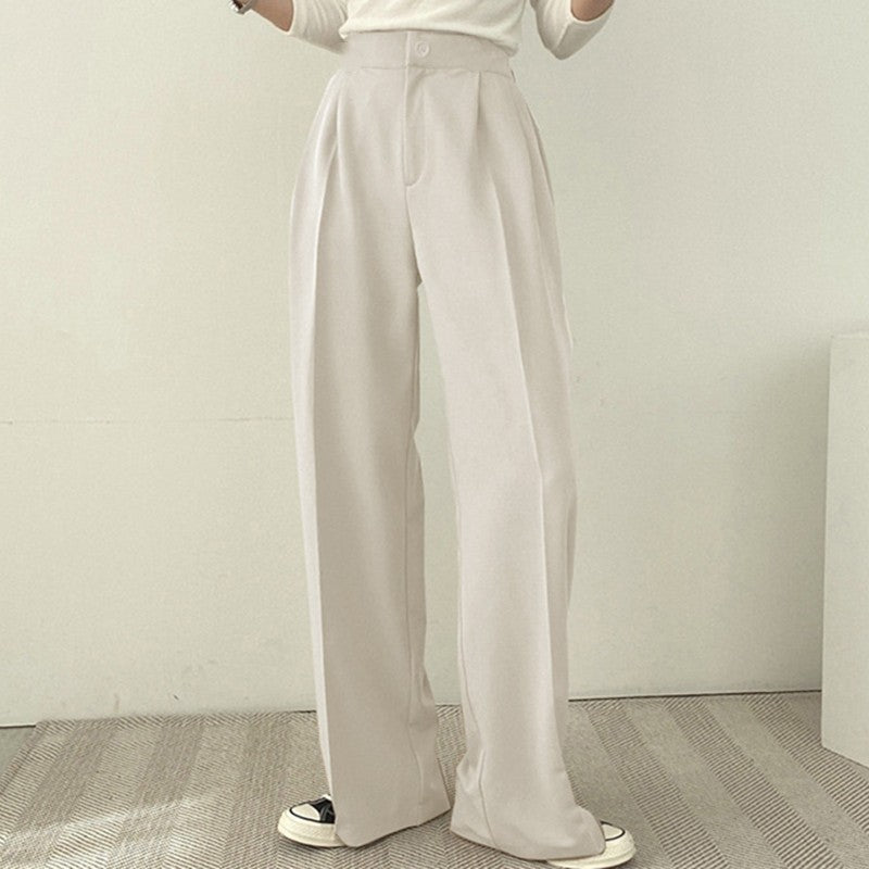 Suit Jacket High Sense Women's Spring and Autumn Design Sense Thin Niche Professional suit Temperament Slim-fit Small Suit Two-piece Set