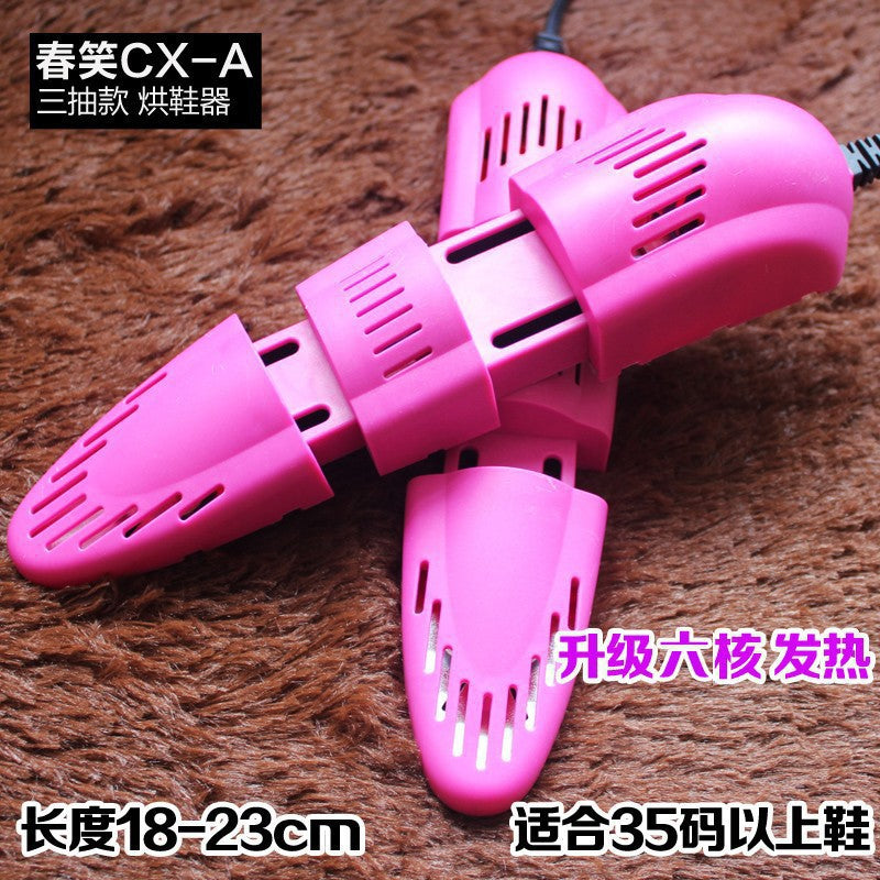Spring Smiling Shoe Dryer for Home Use, Retractable Shoe Warmer, Constant Temperature Shoe Heater, Dormitory Foot Sweat Removal Dryer