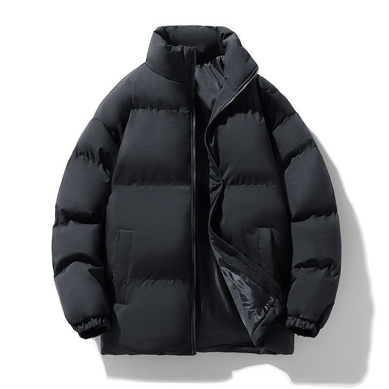Cross-border foreign trade wholesale winter cotton-padded jacket male teenagers students thickened bread clothing trend warm cotton-padded jacket jacket male